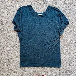 Charcoal Women's Short Sleeve Top Basic XXL Plus Size Shirt T-Shirt 2XL